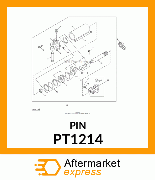 PIN,1"DIAX3 PT1214