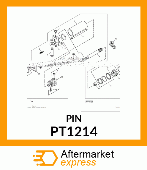 PIN,1"DIAX3 PT1214