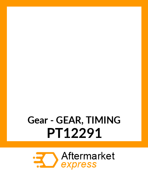 Gear - GEAR, TIMING PT12291