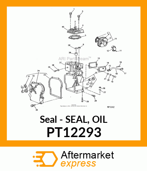 Seal - SEAL, OIL PT12293