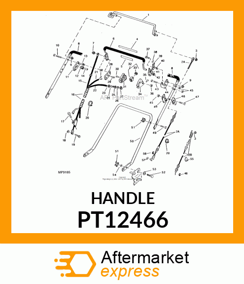 Handle - HANDLE (INC.GRIP) PT12466