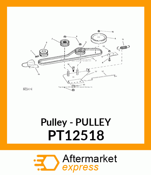 Pulley - PULLEY PT12518