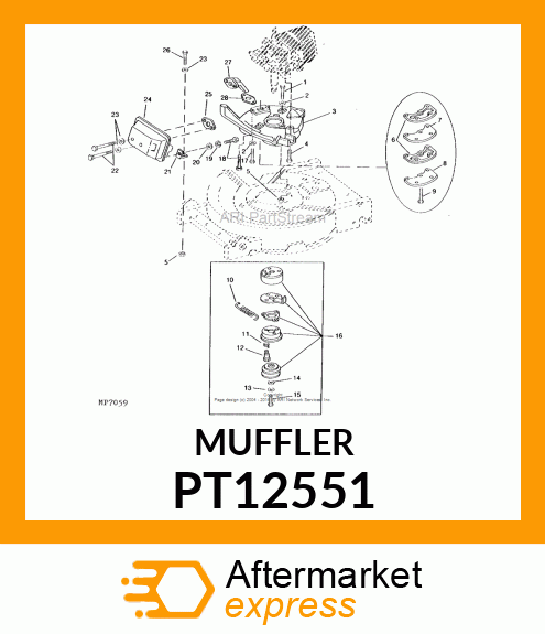 Muffler PT12551