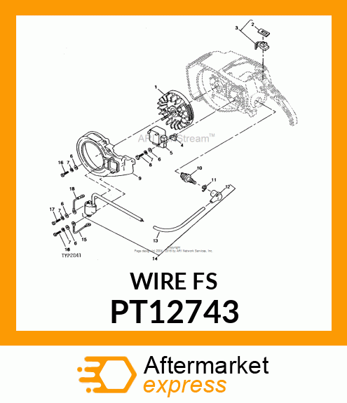 Wiring Lead - LEAD,WIRING PT12743