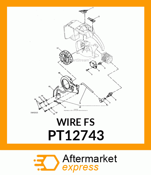 Wiring Lead - LEAD,WIRING PT12743