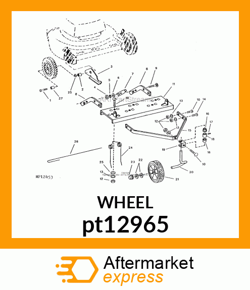 WHEEL, 6.00 X 1 pt12965