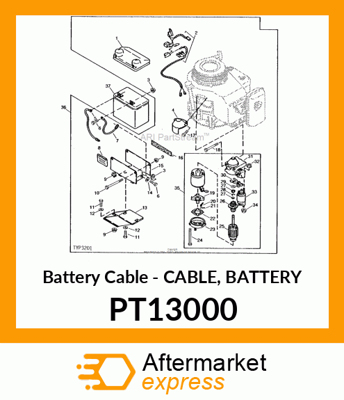 Battery Cable PT13000