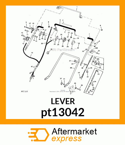 CABLE ASSY, THROTTLE CONTROL pt13042