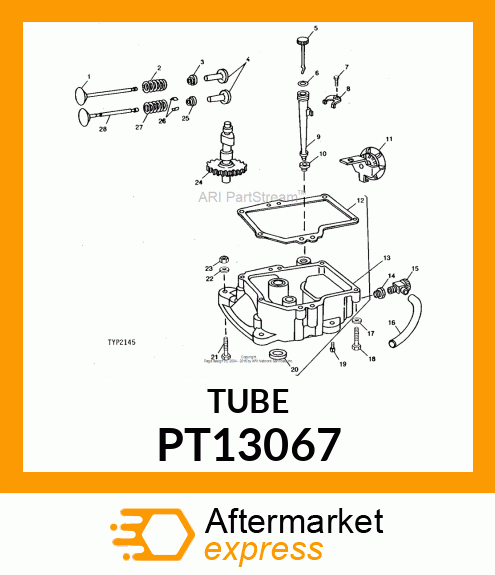 Oil Tube - TUBE,OIL DRAIN PT13067