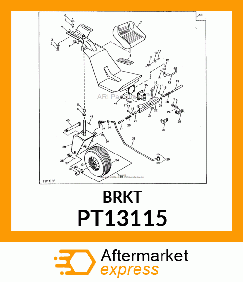 Bracket PT13115