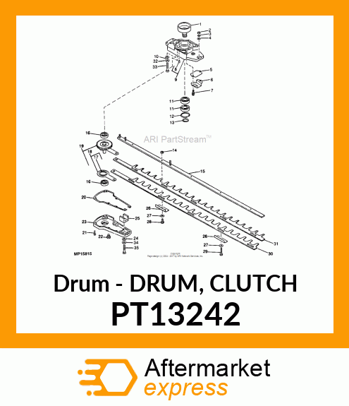 Drum - DRUM, CLUTCH PT13242