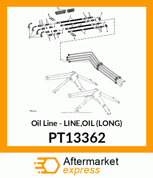 Oil Line - LINE,OIL (LONG) PT13362