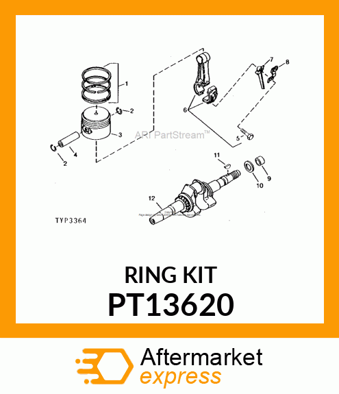 Kit Piston Ring PT13620