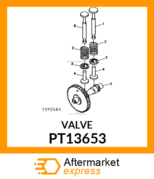 Intake Valve PT13653