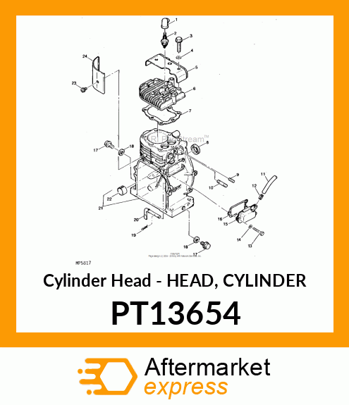 Cylinder Head PT13654