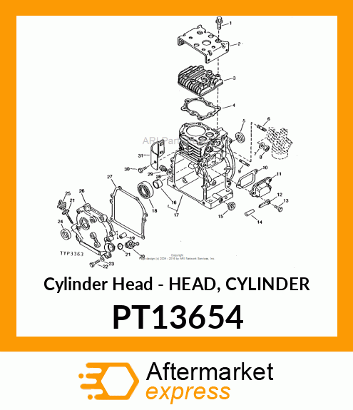 Cylinder Head PT13654