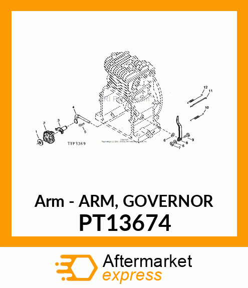 Arm - ARM, GOVERNOR PT13674