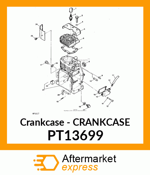 Crankcase - CRANKCASE PT13699