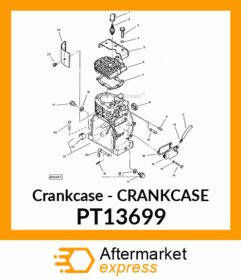 Crankcase - CRANKCASE PT13699