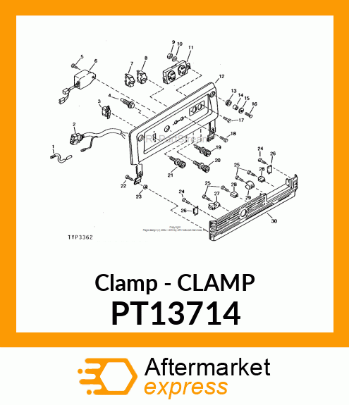 Clamp PT13714