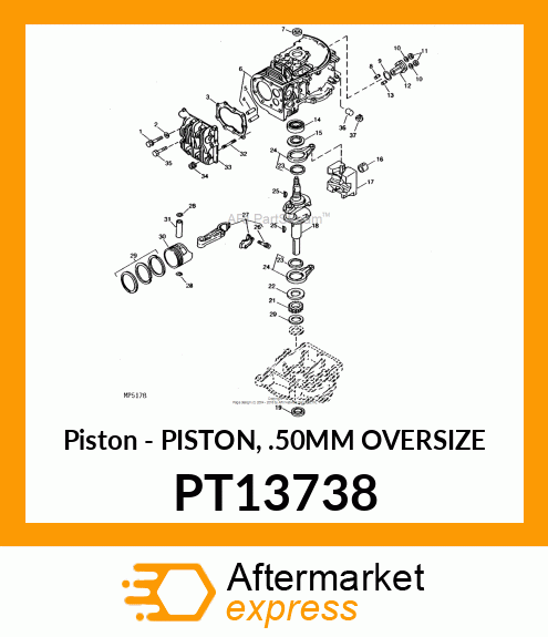 Piston PT13738