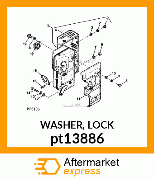 WASHER, LOCK pt13886