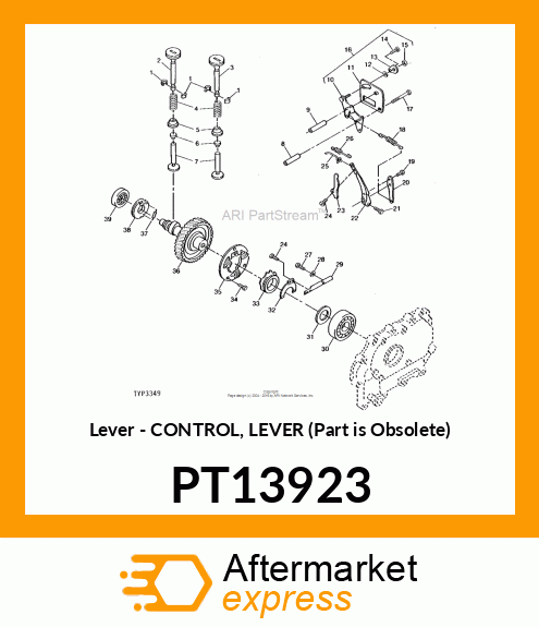 Lever - CONTROL, LEVER (Part is Obsolete) PT13923