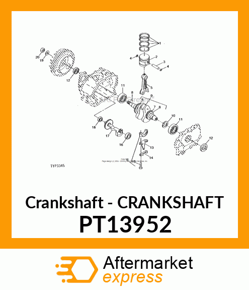 Crankshaft PT13952