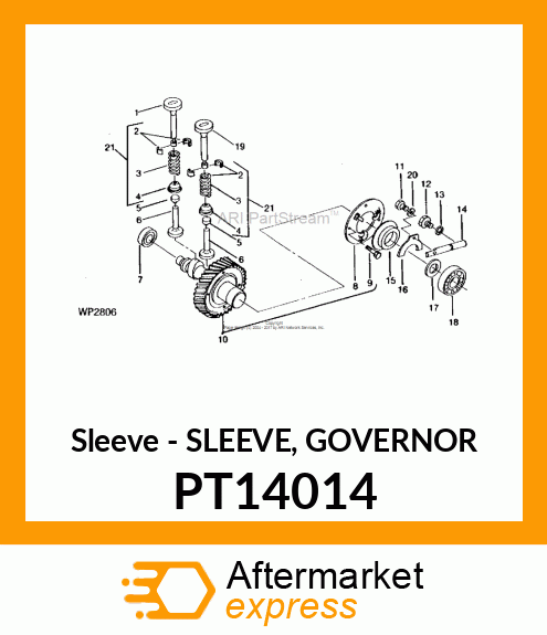 Sleeve - SLEEVE, GOVERNOR PT14014