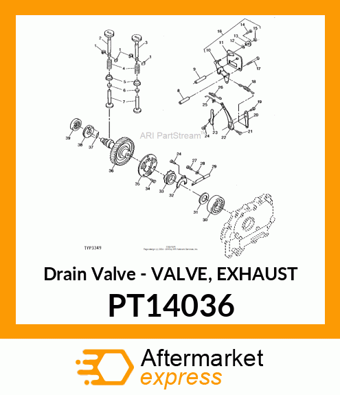 Drain Valve - VALVE, EXHAUST PT14036