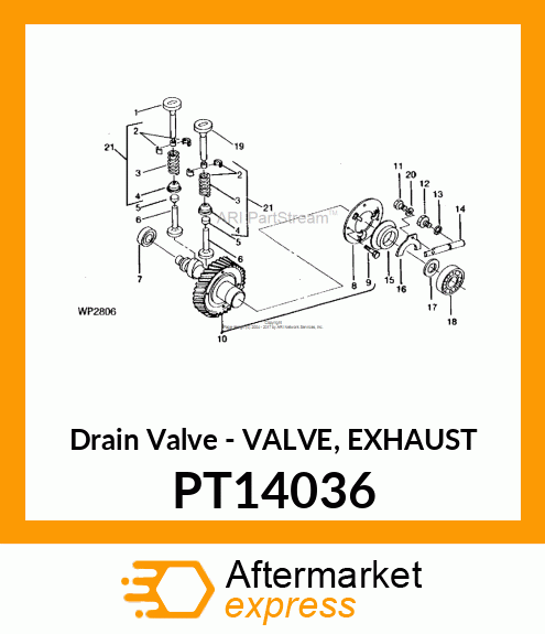 Drain Valve - VALVE, EXHAUST PT14036