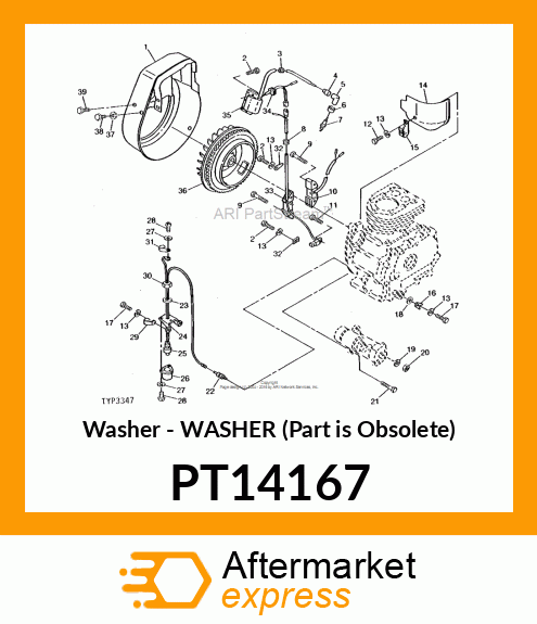 Washer - WASHER (Part is Obsolete) PT14167