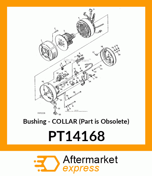 Bushing - COLLAR (Part is Obsolete) PT14168