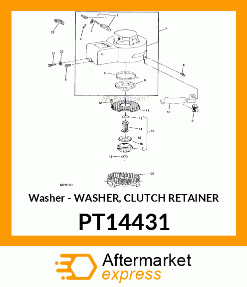 Washer - WASHER, CLUTCH RETAINER PT14431