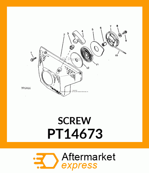 Screw - SCREW 5X20, TORX/SLOTTED PT14673