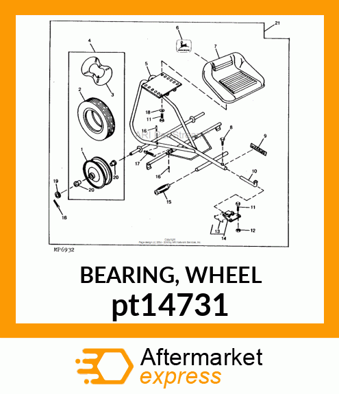 BEARING, WHEEL pt14731