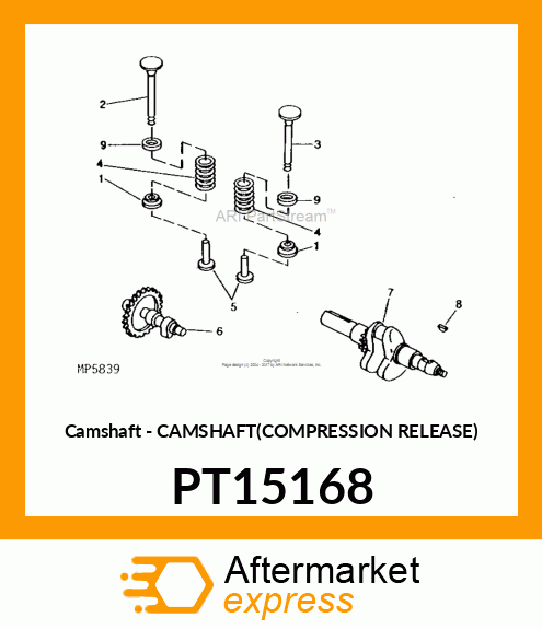 Camshaft PT15168