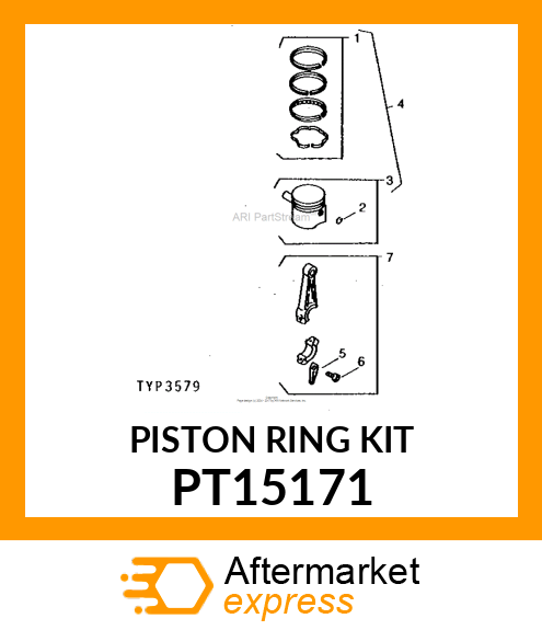 Piston Ring Kit PT15171