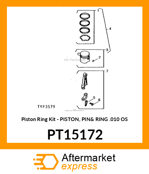 Piston Ring Kit PT15172