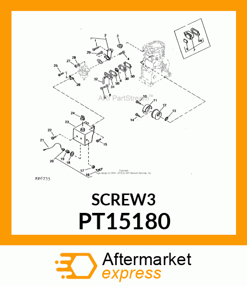 Screw PT15180