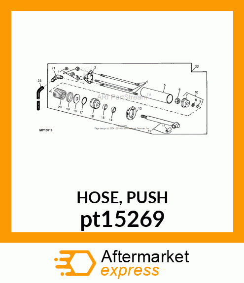 HOSE, PUSH pt15269