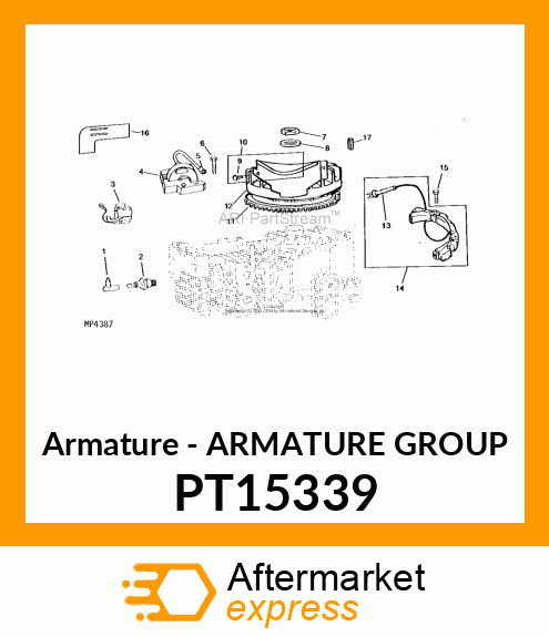 Armature - ARMATURE GROUP PT15339