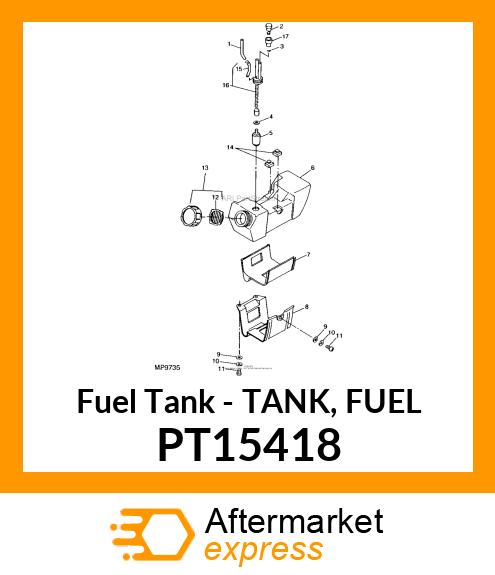 Fuel Tank - TANK, FUEL PT15418