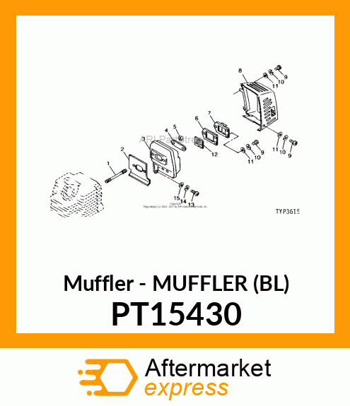 Muffler PT15430