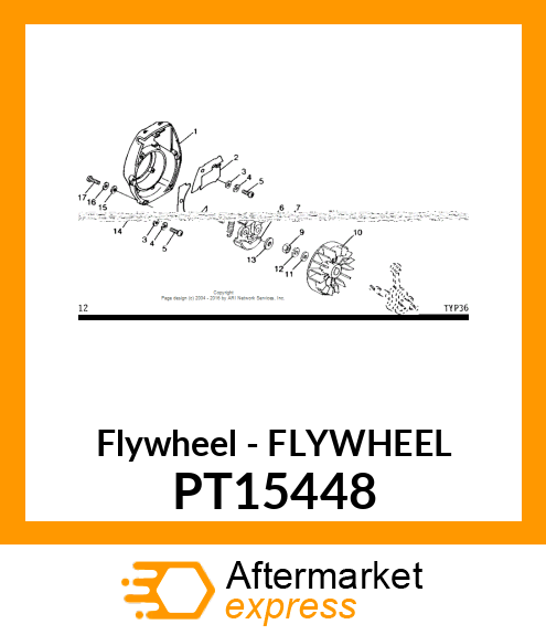 Flywheel PT15448