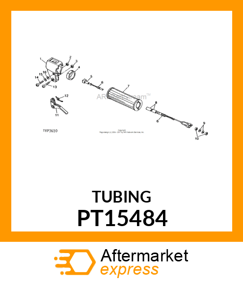 Structural Tube - TUBE, 10 X 11 X 205L PT15484