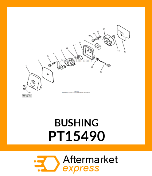 Bushing - BUSHING PT15490