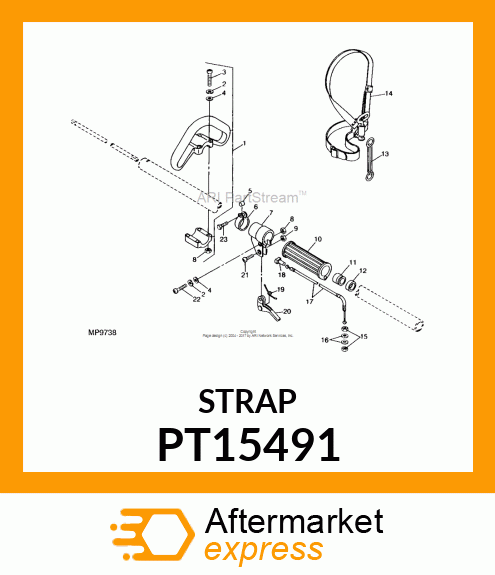 Strap - ASSY., HARNESS PT15491