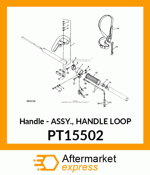 Handle PT15502