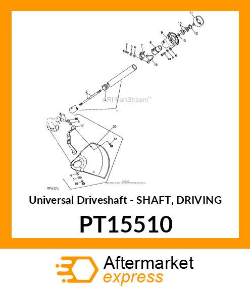 Universal Driveshaft PT15510